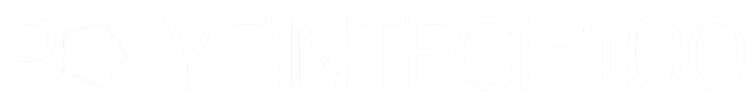 polyfintech white logo